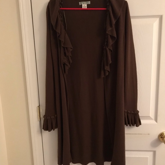 3/4 length sweater cardigan. Sz. M - Picture 5 of 7